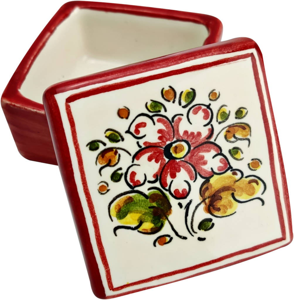 Joyero "Flor Roja"
