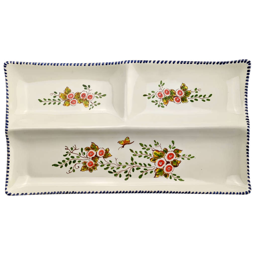 Bandeja 3 Compartimentos "Libélula" (31,5 cm)