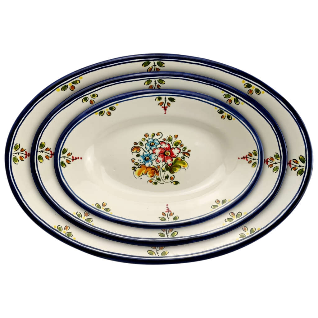 Bandejas Ovaladas "Primavera" (24.5, 30 y 36 cm) - Imagen 7