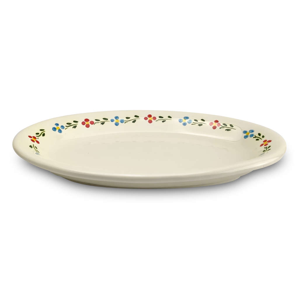 Alternative view of Bandejas Ovaladas "Flores de Puntos" (18 y 23,5 cm)