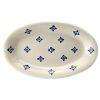 Bandejas Ovaladas "Puntos Azules" (18 y 23,5 cm)