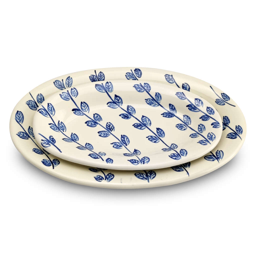 Bandejas Ovaladas "Ramas Azules 2.0" (18 y 23,5 cm) - Imagen 5