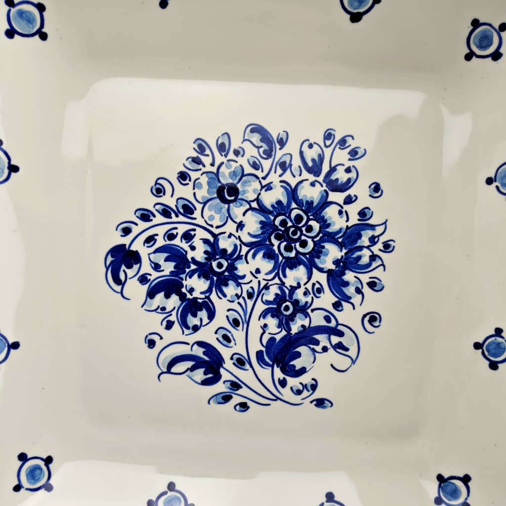 Ensaladeras cuadradas "Flores Azules" (individuales o en pack) - Imagen 8