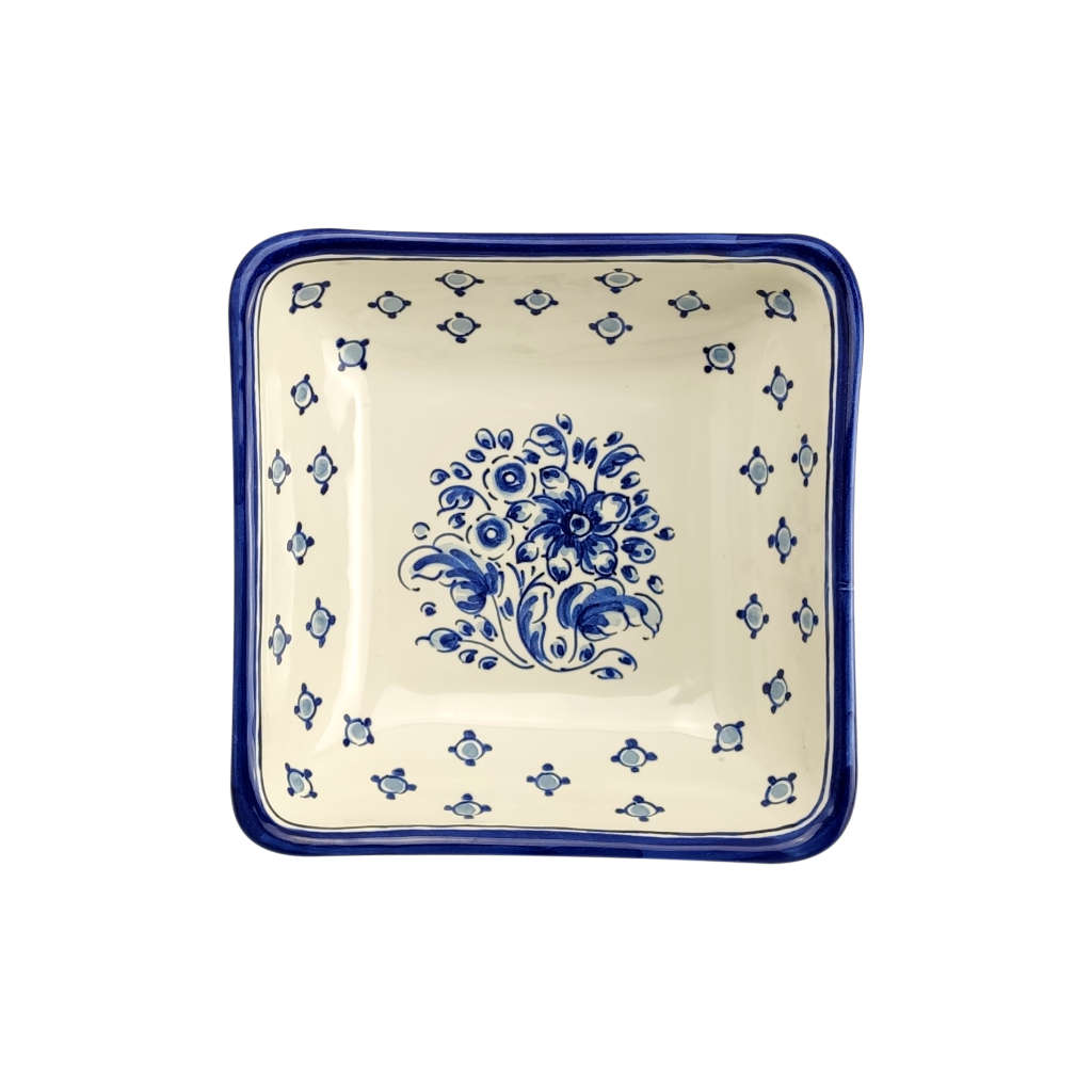 Ensaladeras cuadradas "Flores Azules" (individuales o en pack) - Imagen 4