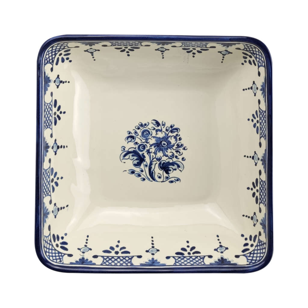 Ensaladeras cuadradas "Azul Flores" (individuales o en pack) - Imagen 3