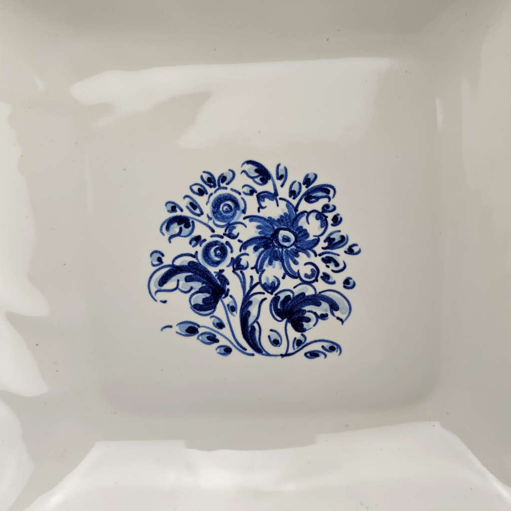 Ensaladeras cuadradas "Azul Flores" (individuales o en pack) - Imagen 8