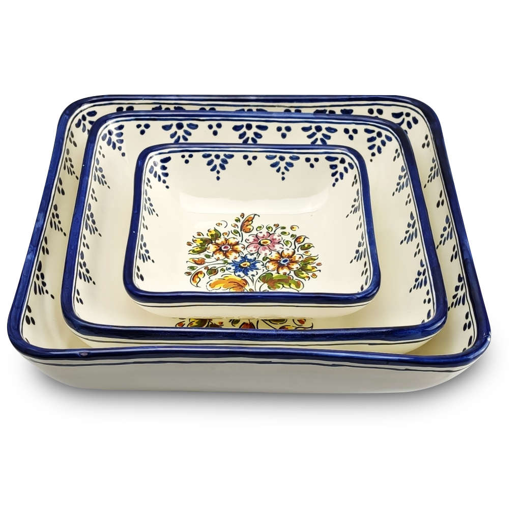 Ensaladeras cuadradas "Flores de Colores" (individuales o en pack) - Imagen 6