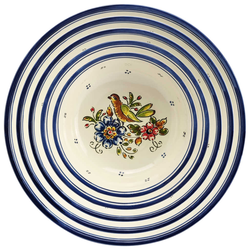 Ensaladeras redondas "Pájaro" (varios tamaños) - Imagen 5