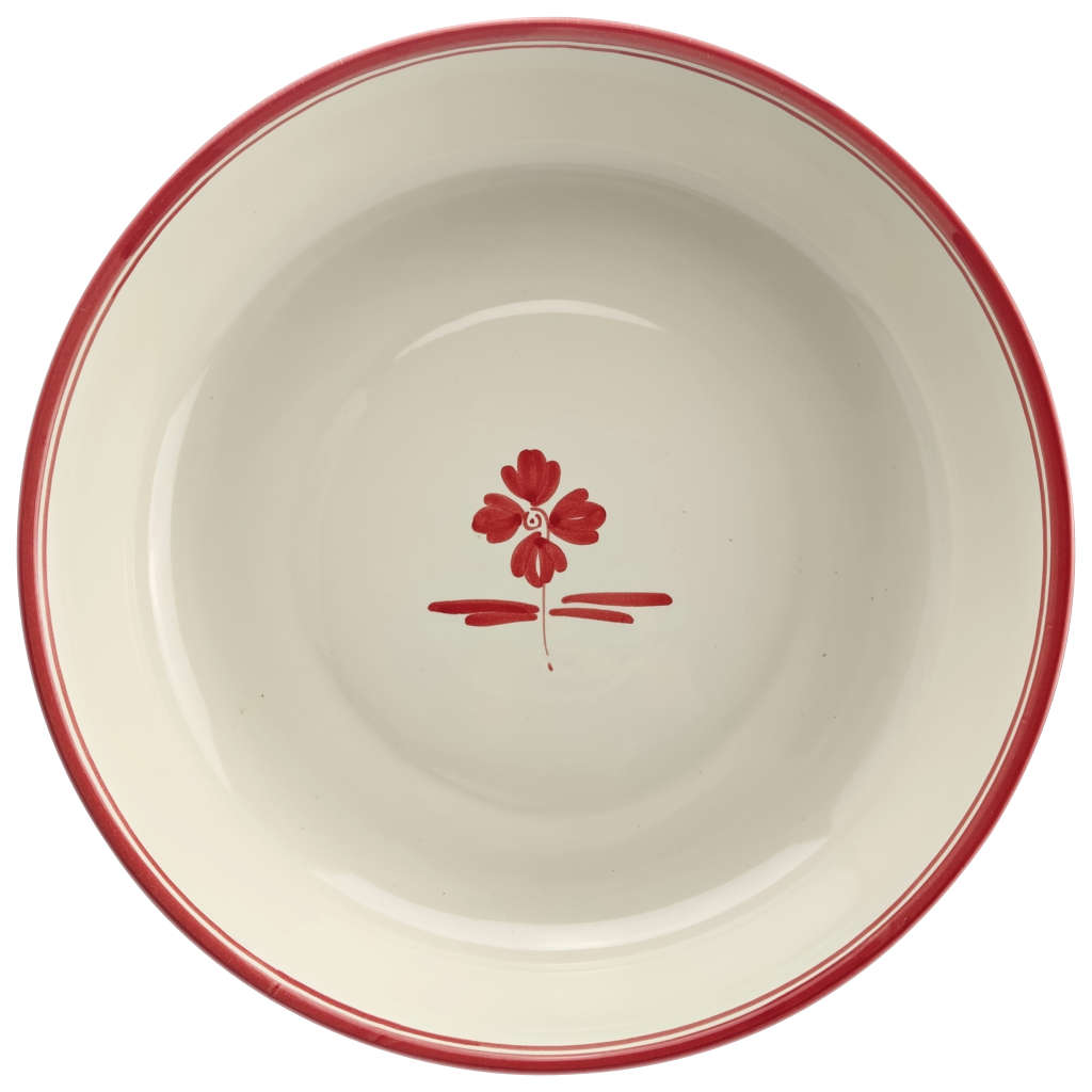 Ensaladeras redondas "Rosilla Roja" (varios tamaños) - Imagen 6