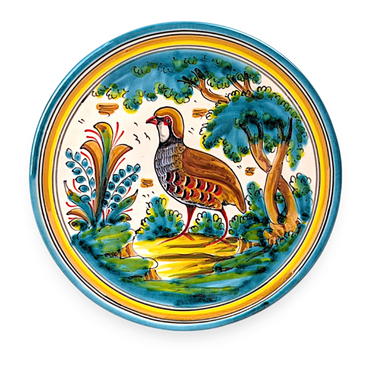 Plato de "Montería de Puente" 24 cm (Perdiz)