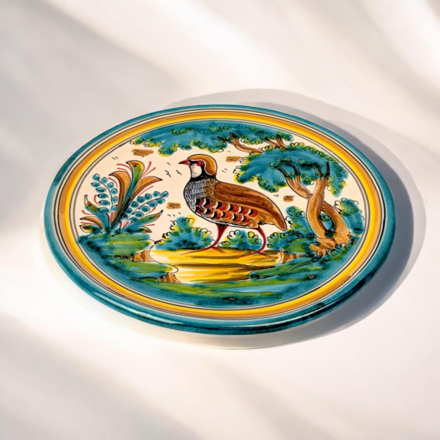 Plato de "Montería de Puente" 24 cm (Perdiz) - Imagen 2